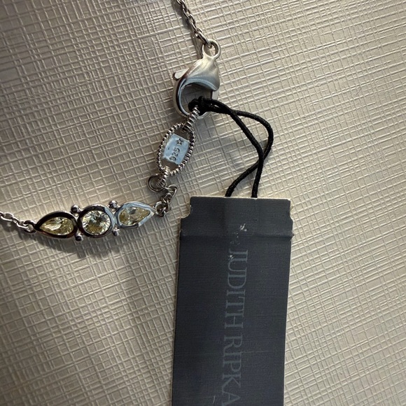 Judith Ripka Silver Bracelet with Gold Accents - Picture 3 of 3